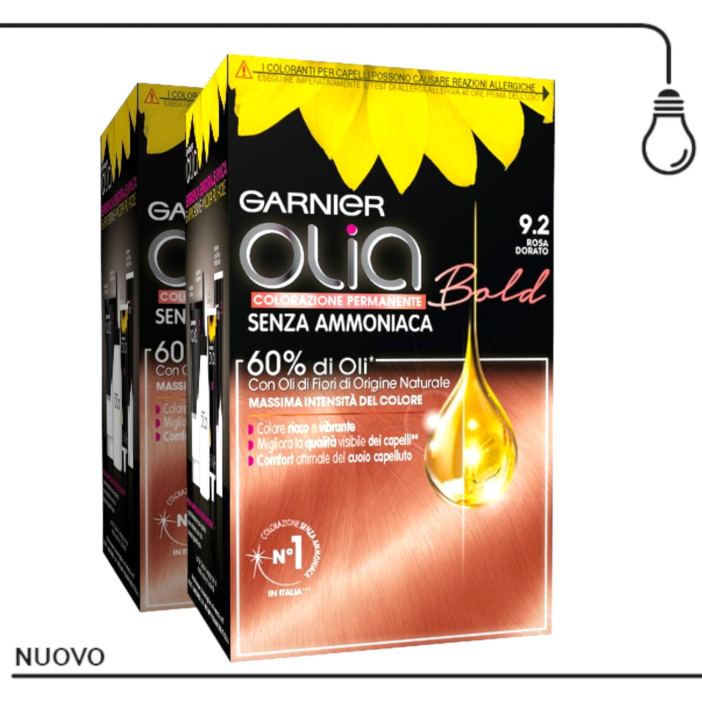 Garnier Olia Bold Rosa Dorato 9.2