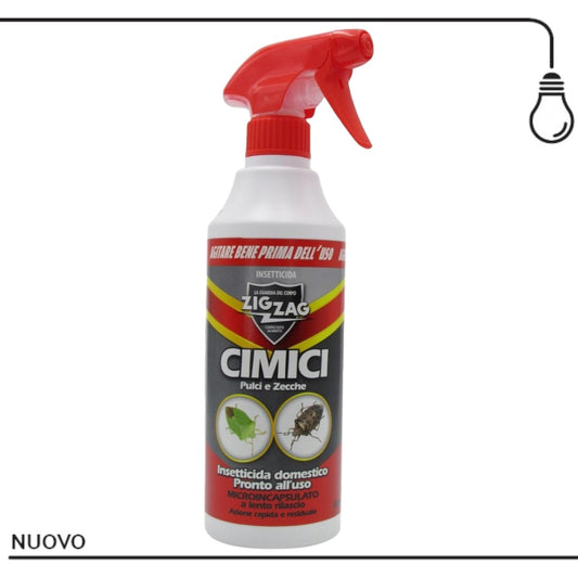 ZIG ZAG INSETTICIDA CIMICI PULCI ZECCHE TRIGGER 500 ML