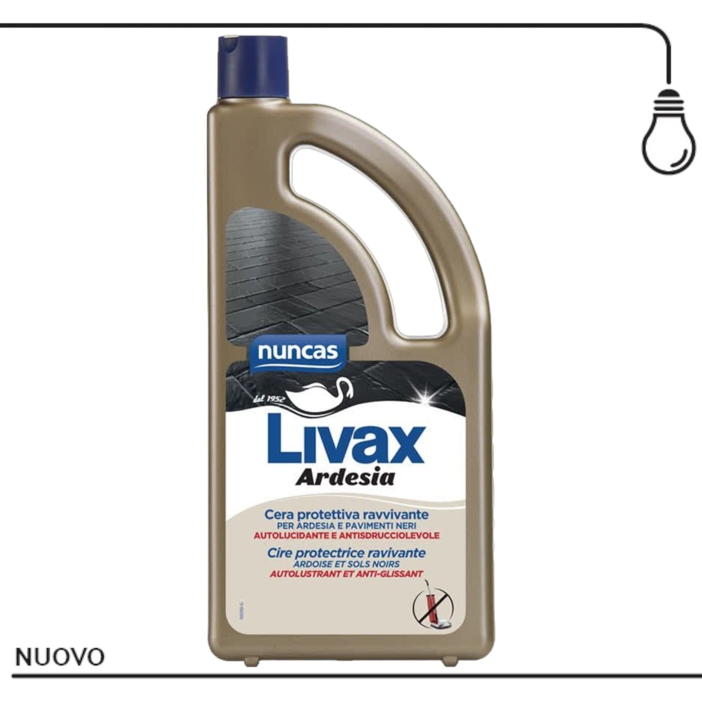 Livax cera autolucidante ardesia 1L