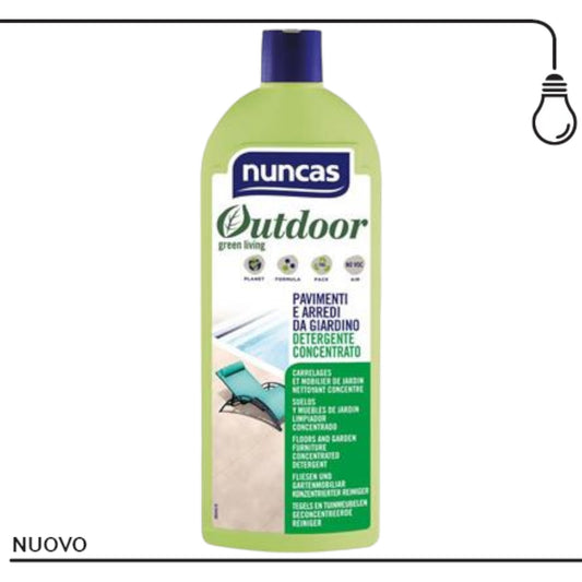 Outdoor Detergente Concentrato Per Pavimenti E Arredi Da Giardino 1 Lt Nuncas