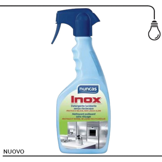 NUNCAS INOX DETERGENTE LUCIDANTE SPRAY 500 ML