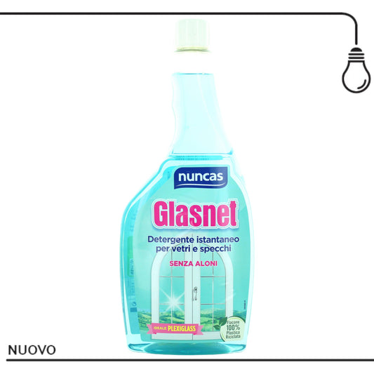 NUNCAS GLASNET VETRI E SPECCHI DETERGENTE RICARICA 750 ML