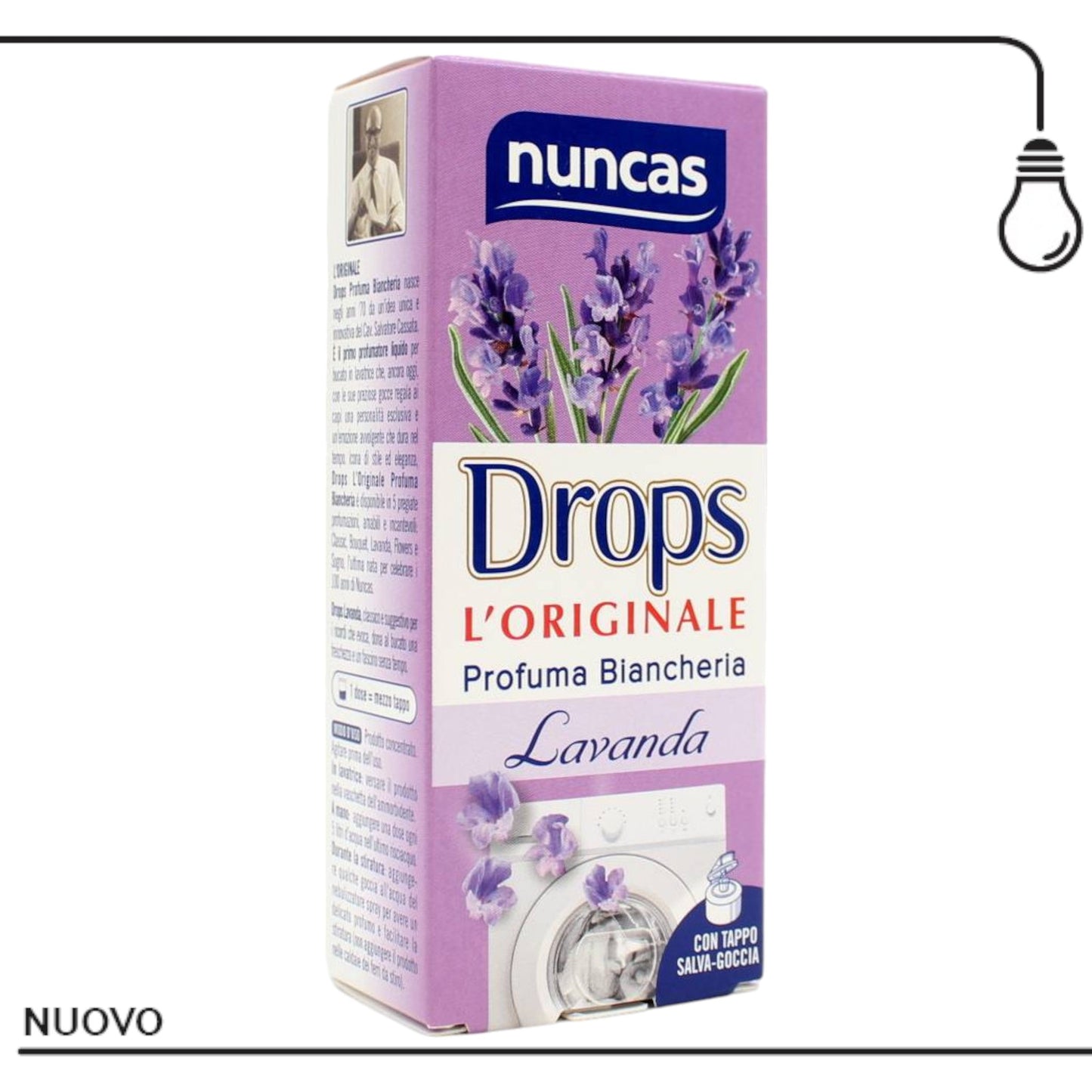 NUNCAS DROPS CLASSIC PROFUMA BIANCHERIA 100 ML