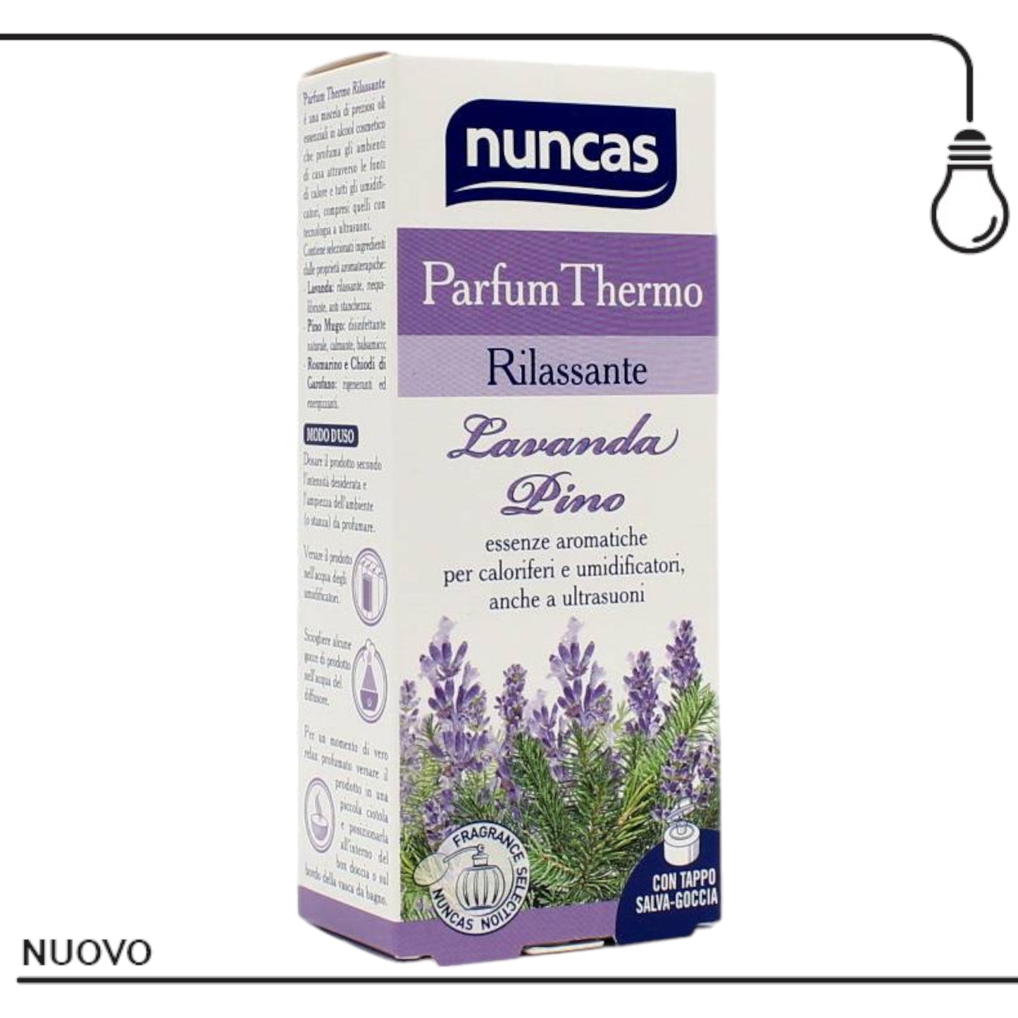 NUNCAS PARFUM THERMO RILASSANTE LAVANDA E PINO 100 ML