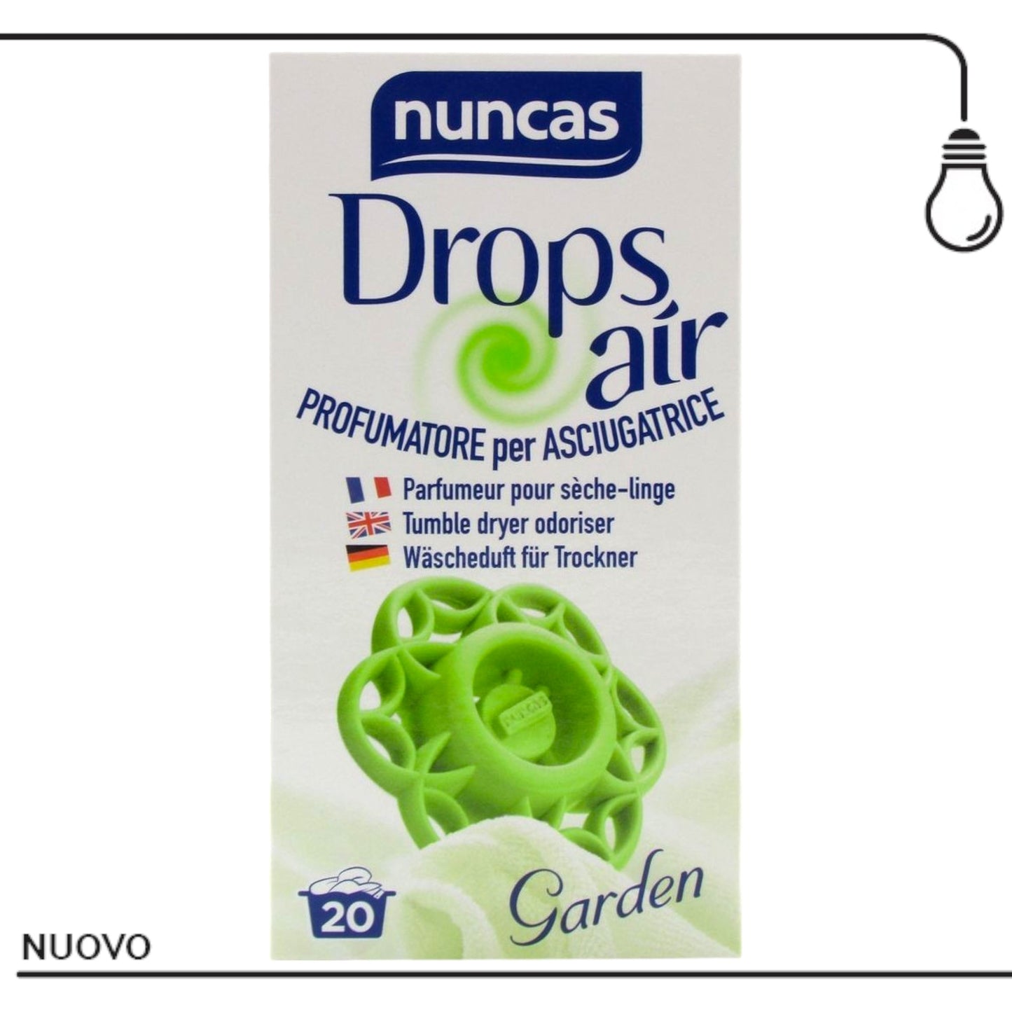 NUNCAS DROPS AIR PROFUMATORE PER ASCIUGATRICE 1 PZ