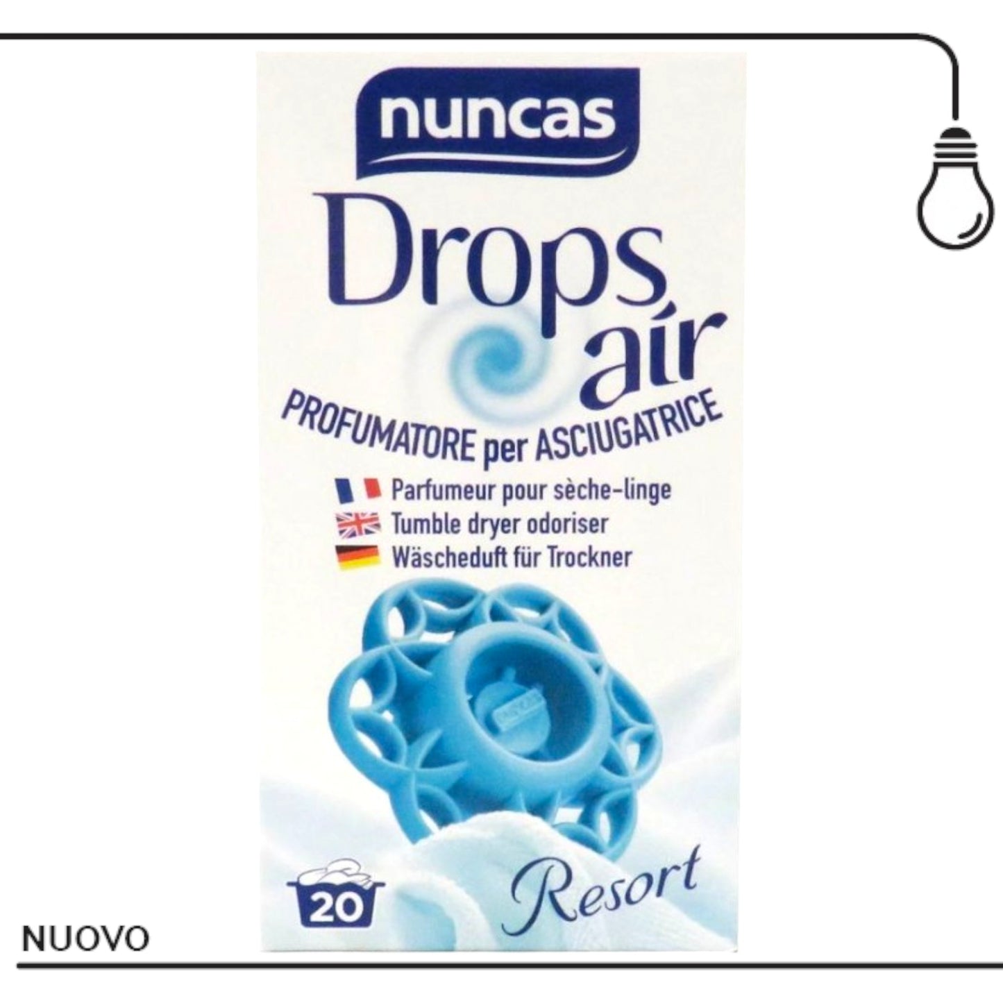 NUNCAS DROPS AIR PROFUMATORE PER ASCIUGATRICE 1 PZ