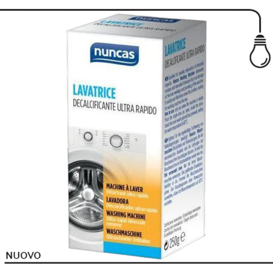 Decalcificante Per Lavatrici Elimina Calcare Ultra Rapido 250gr Nuncas