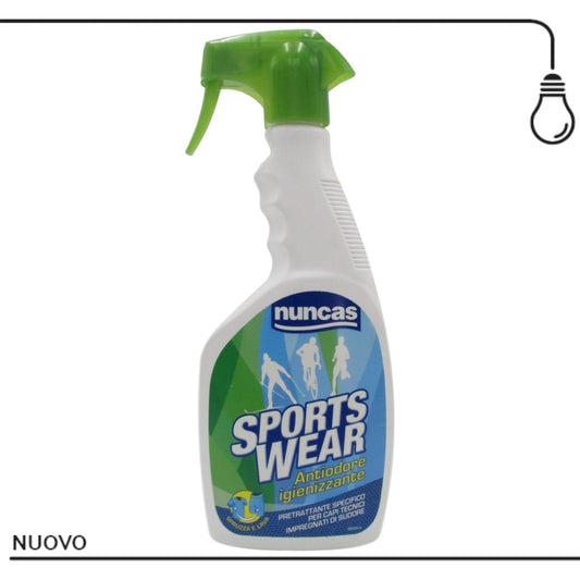 NUNCAS SPORTSWEAR PRETRATTANTE ANTIODORE 500 ML