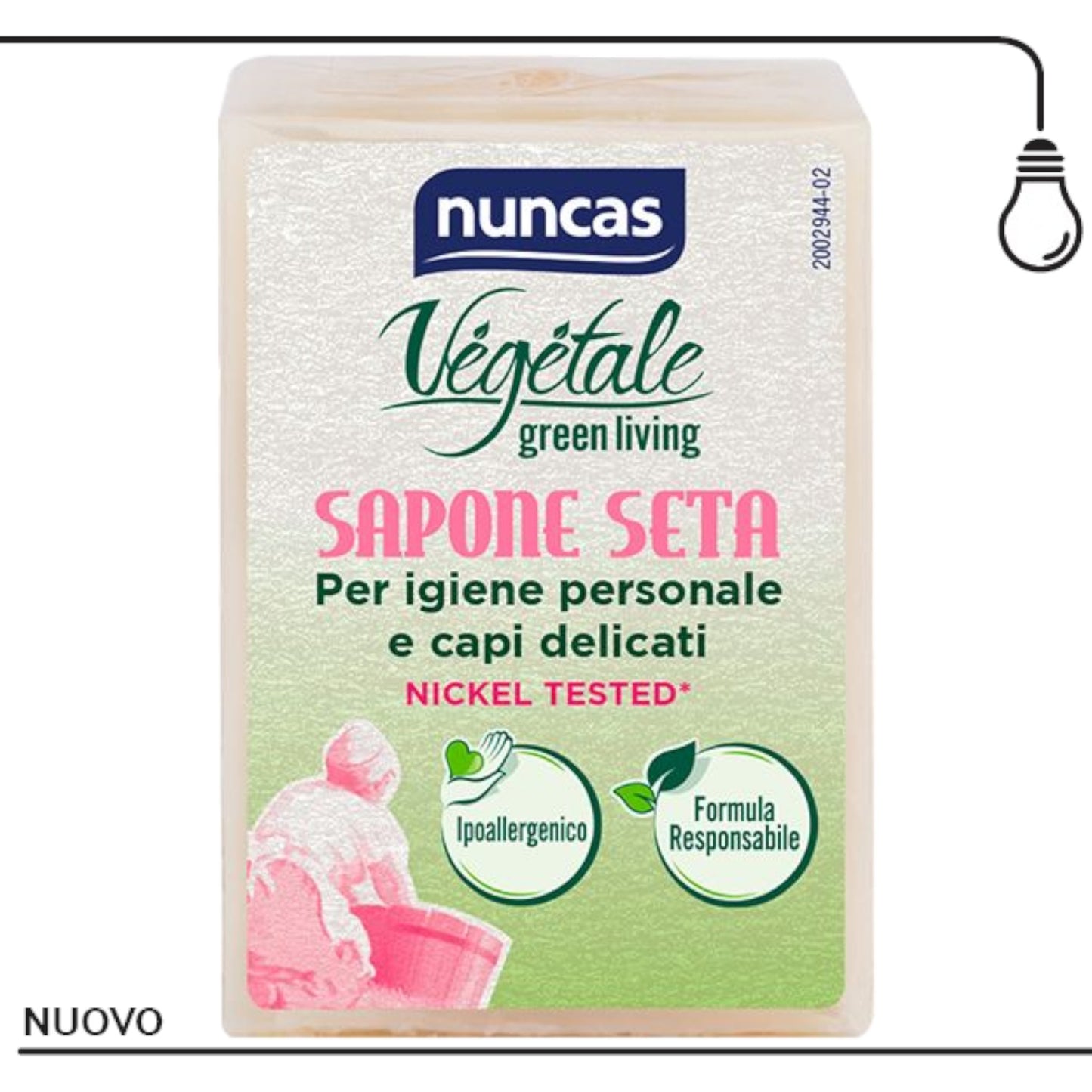 VEGETALE SAPONE SETA 150 GR.