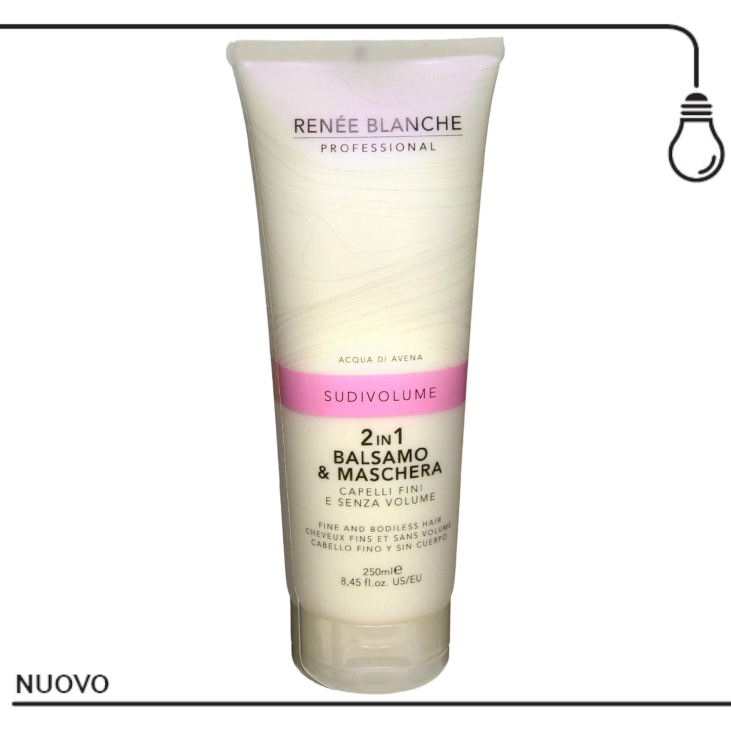 Renee blanche 2 in 1 balsamo/maschera 250 ml volume