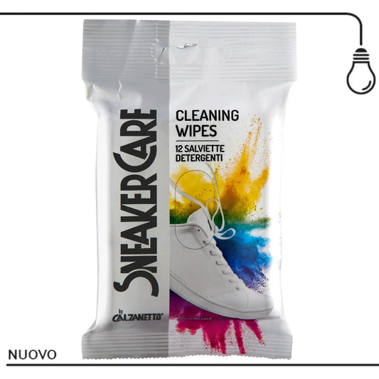 Sneaker Care Cleaning Wipes Salviette Detergenti 12 pz