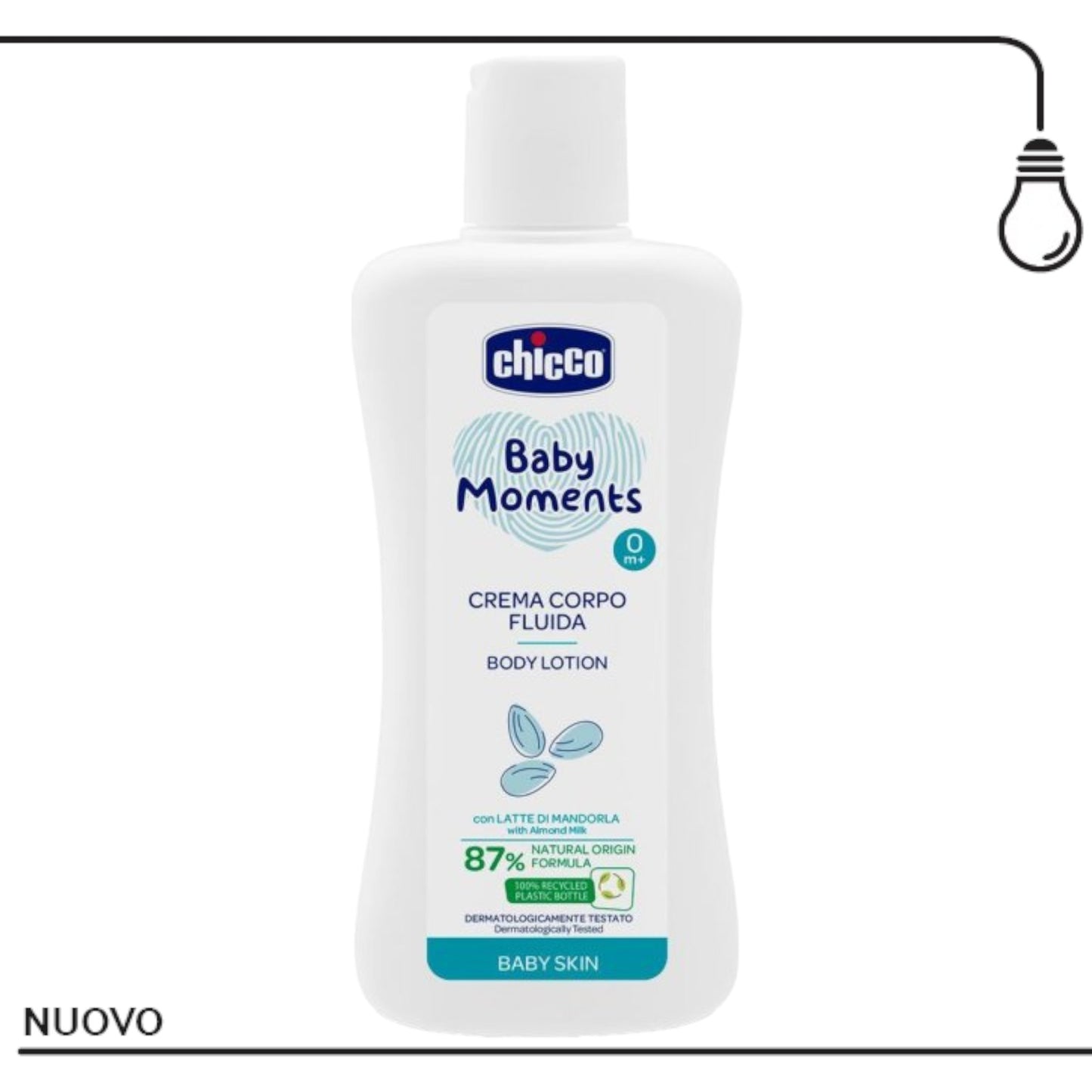 Chicco Baby Moments Crema Corpo Fluida 200 Ml