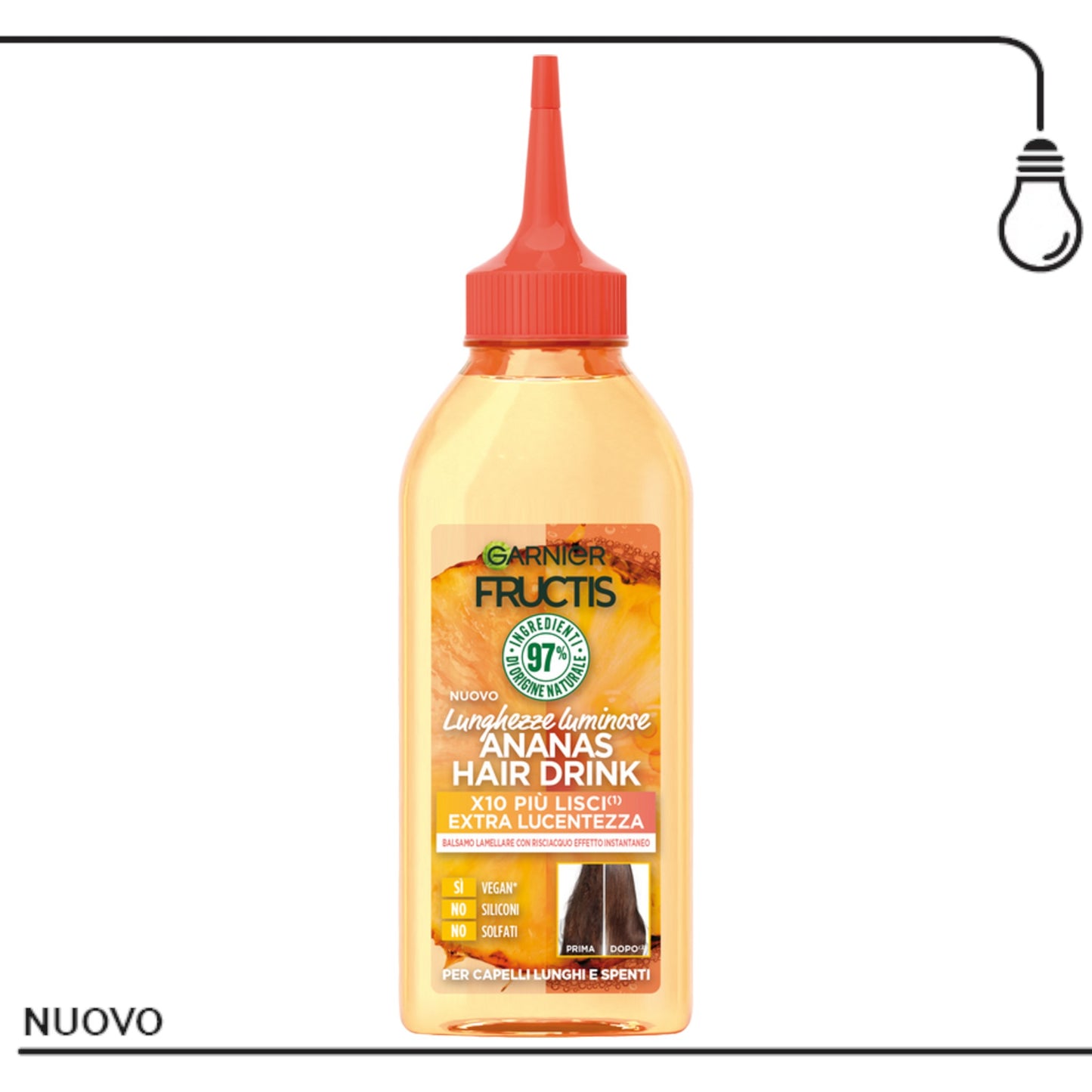 FRUCTIS BALSAMO LAMELLARE HAIR DRINK ANANAS 200 ML