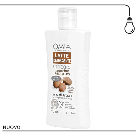 Omia Ecobiovisage Latte Detergente Argan 200ml