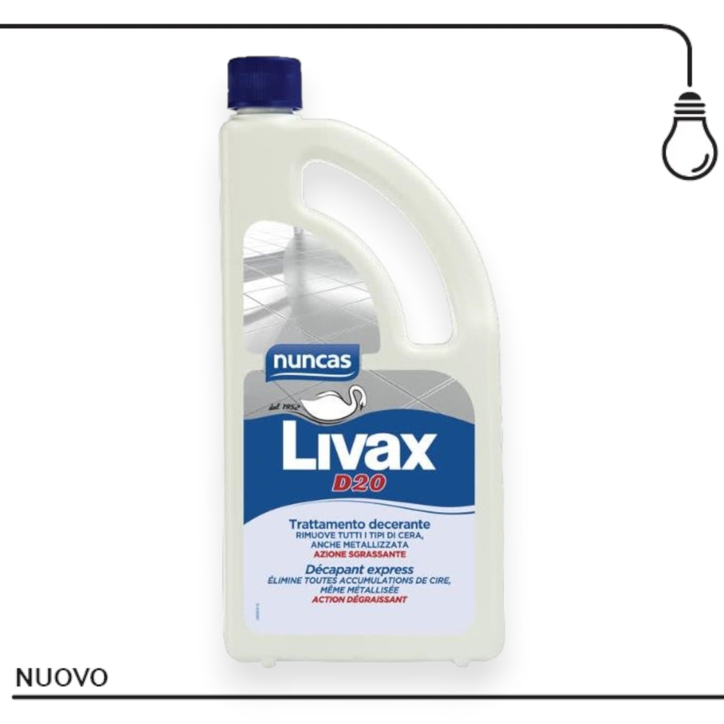 Livax D20 trattamento decerante Nuncas per pavimenti 1L