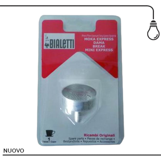 RICAMBI CAFFETTIERE BIALETTI IMBUTO BLISTER 1 TAZZA