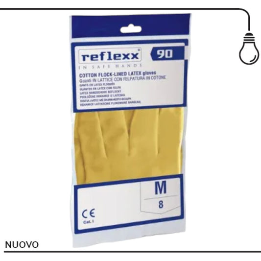 Guanti Riutilizzabili Felpati Reflexx 90 – gr. 50 (M)