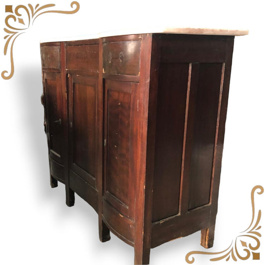 Credenza con marmo