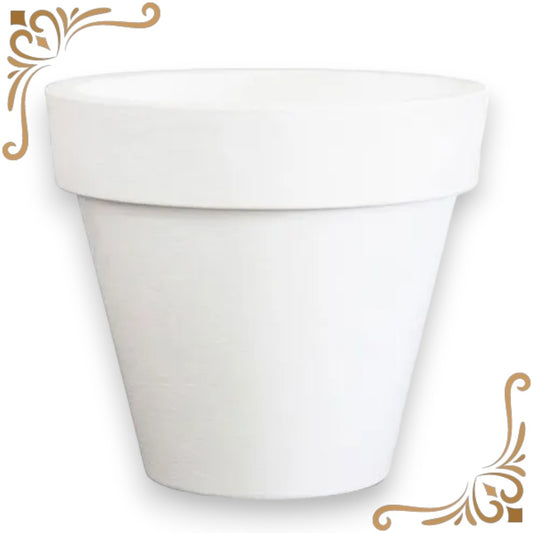 Vaso outdoor XXL bianco