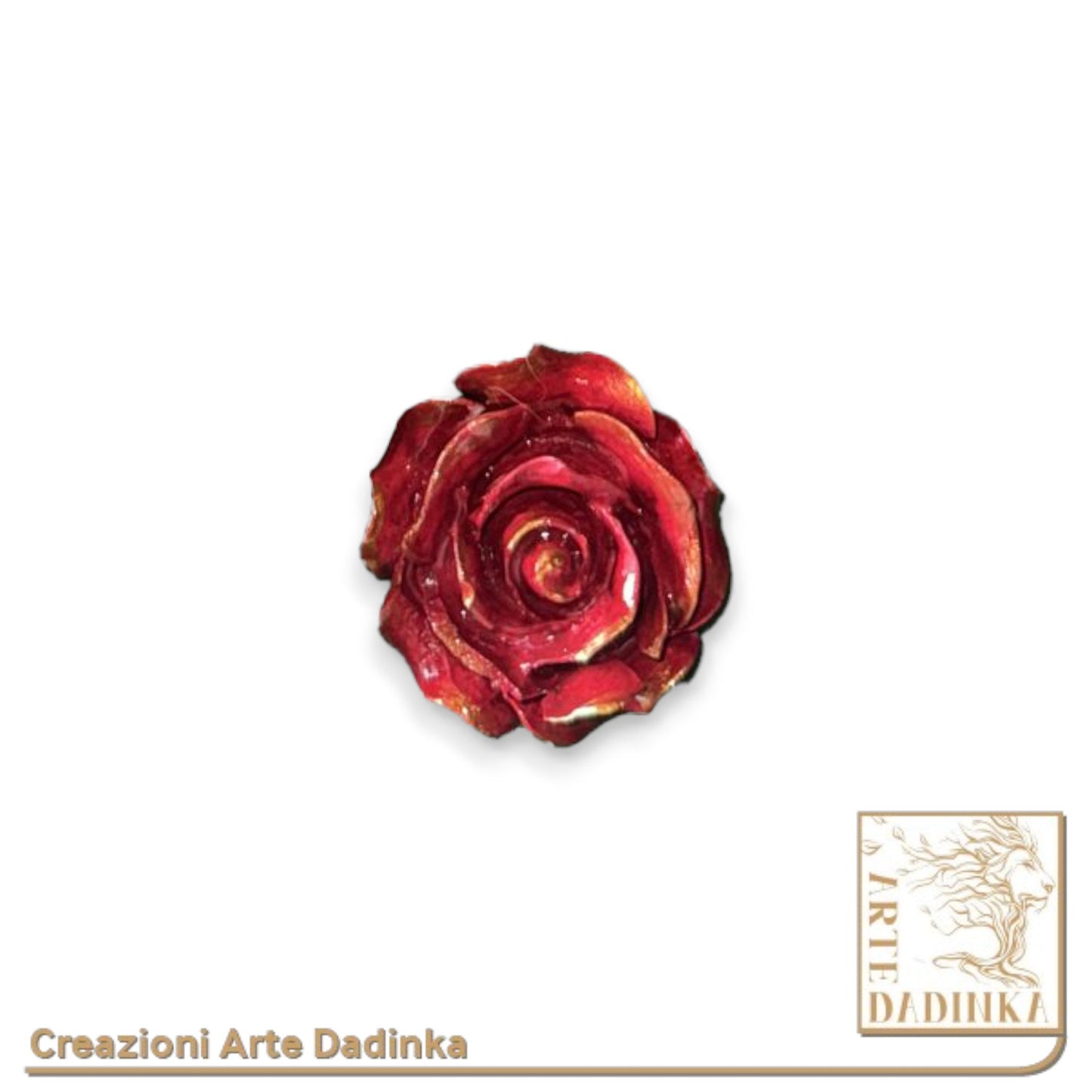 Rose in gesso porcellanato