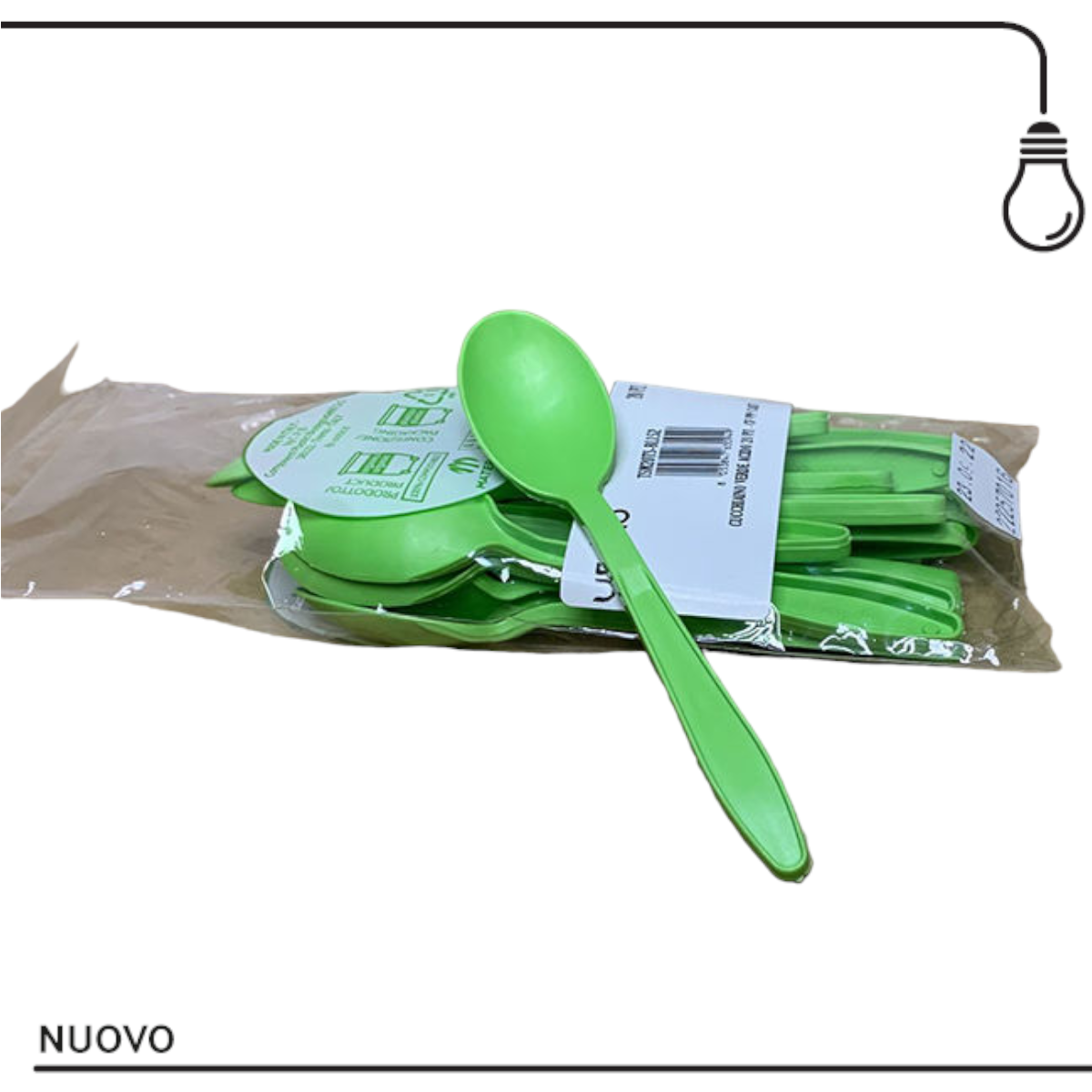 Cucchiaini di plastica UsoBio