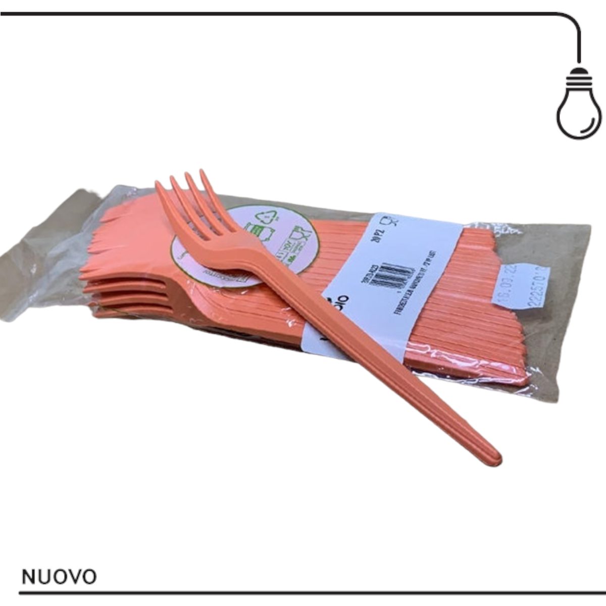 Forchette di plastica UsoBio