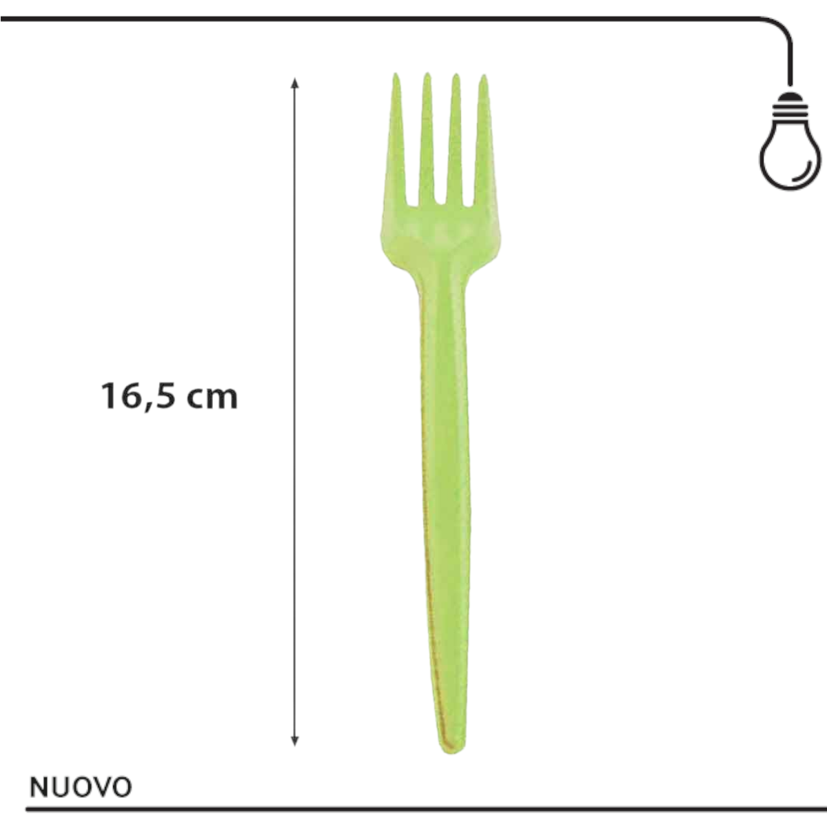 Forchette di plastica UsoBio