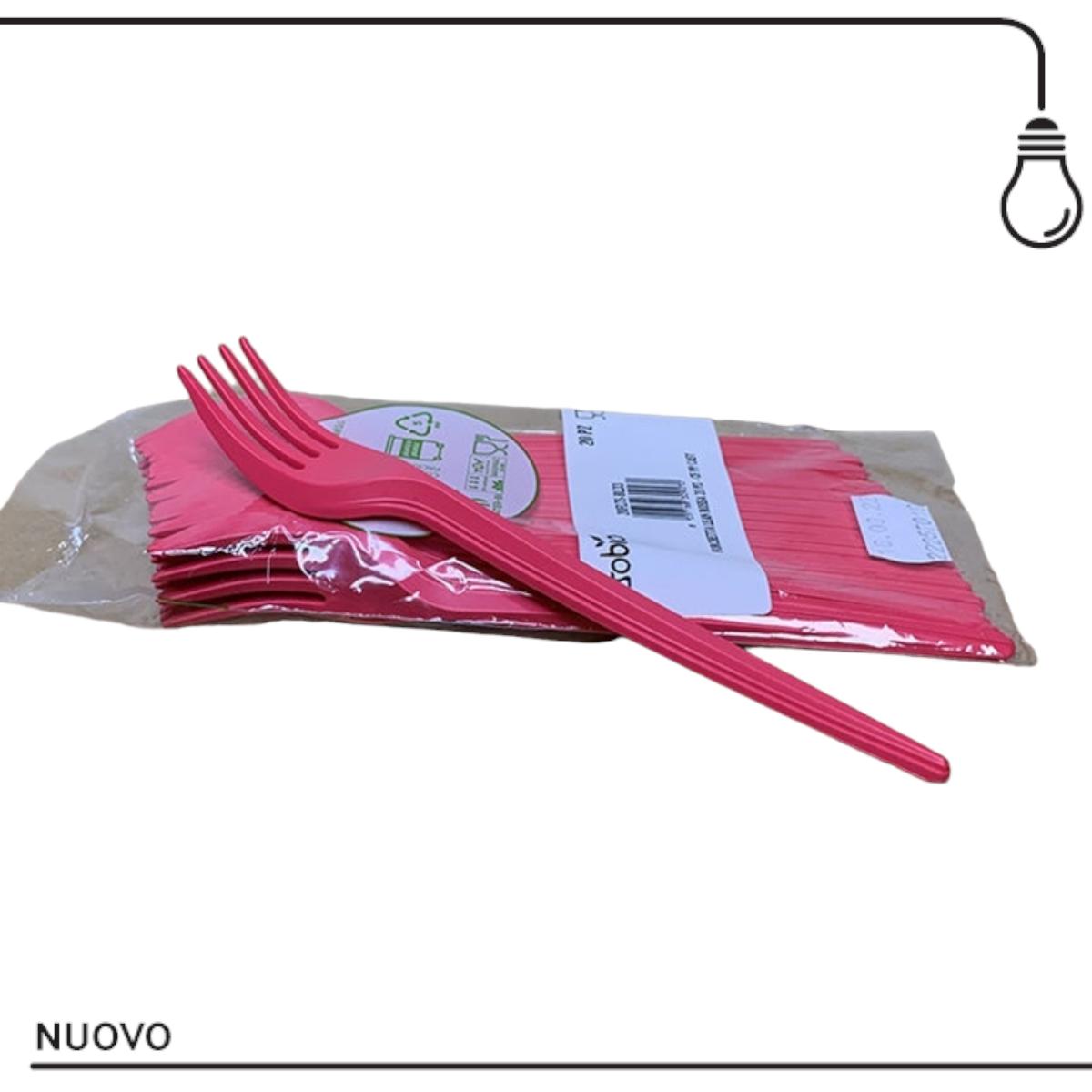 Forchette di plastica UsoBio