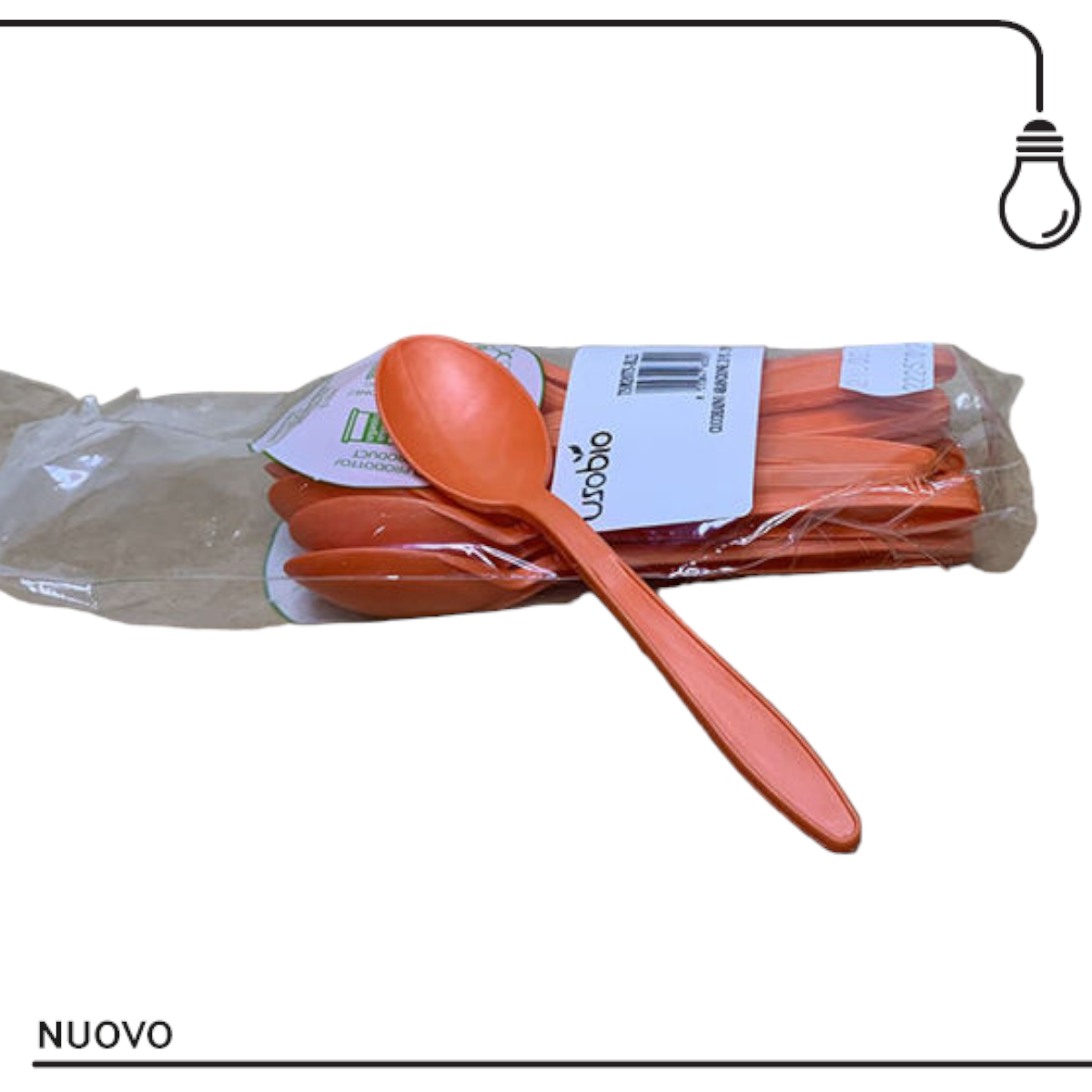 Cucchiaini di plastica UsoBio