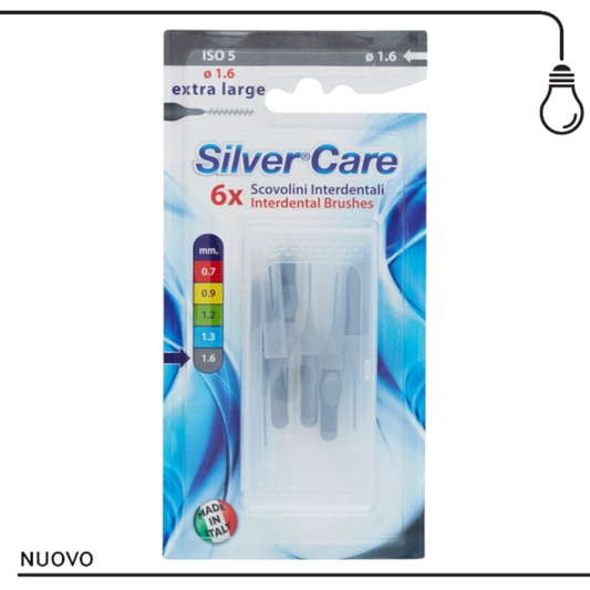 SILVER CARE 6PZ. SCOVOLINI INTERDENTALI EXTRA LARGE